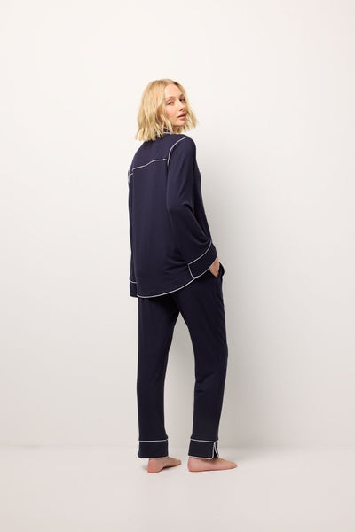 Leila Pyjama Set - Navy - image 3