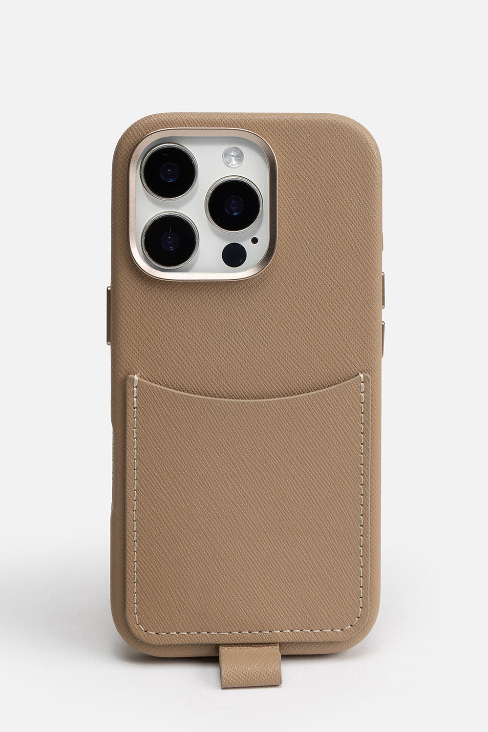 Iphone Case With Strap - 16 Pro - Latte - image 1